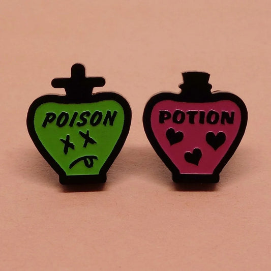 Boucles d'oreilles Potion/poison| Lili1081 | Créations Lilipop