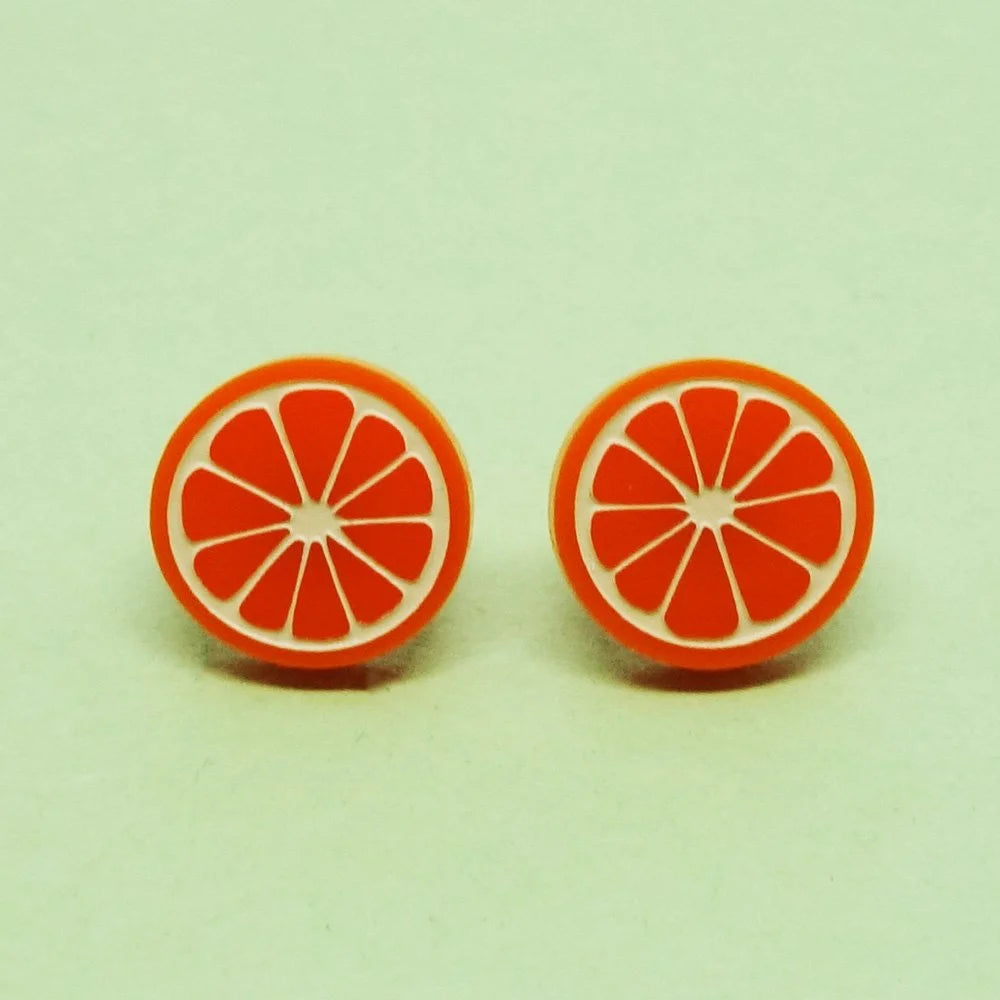 Boucles d'oreilles Orange| Lili0374| Créations Lilipop