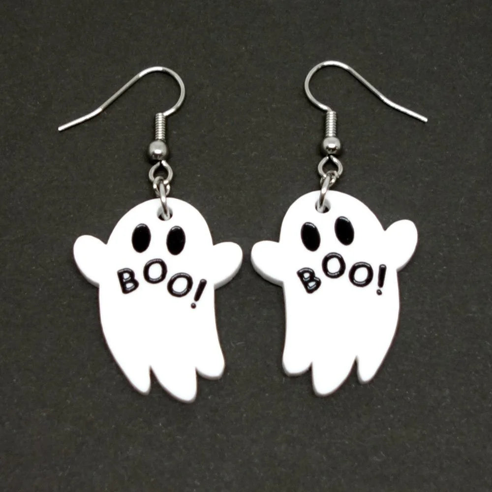 Boucle d'oreille pendante Fantôme | Lili1147 | Créations Lilipop