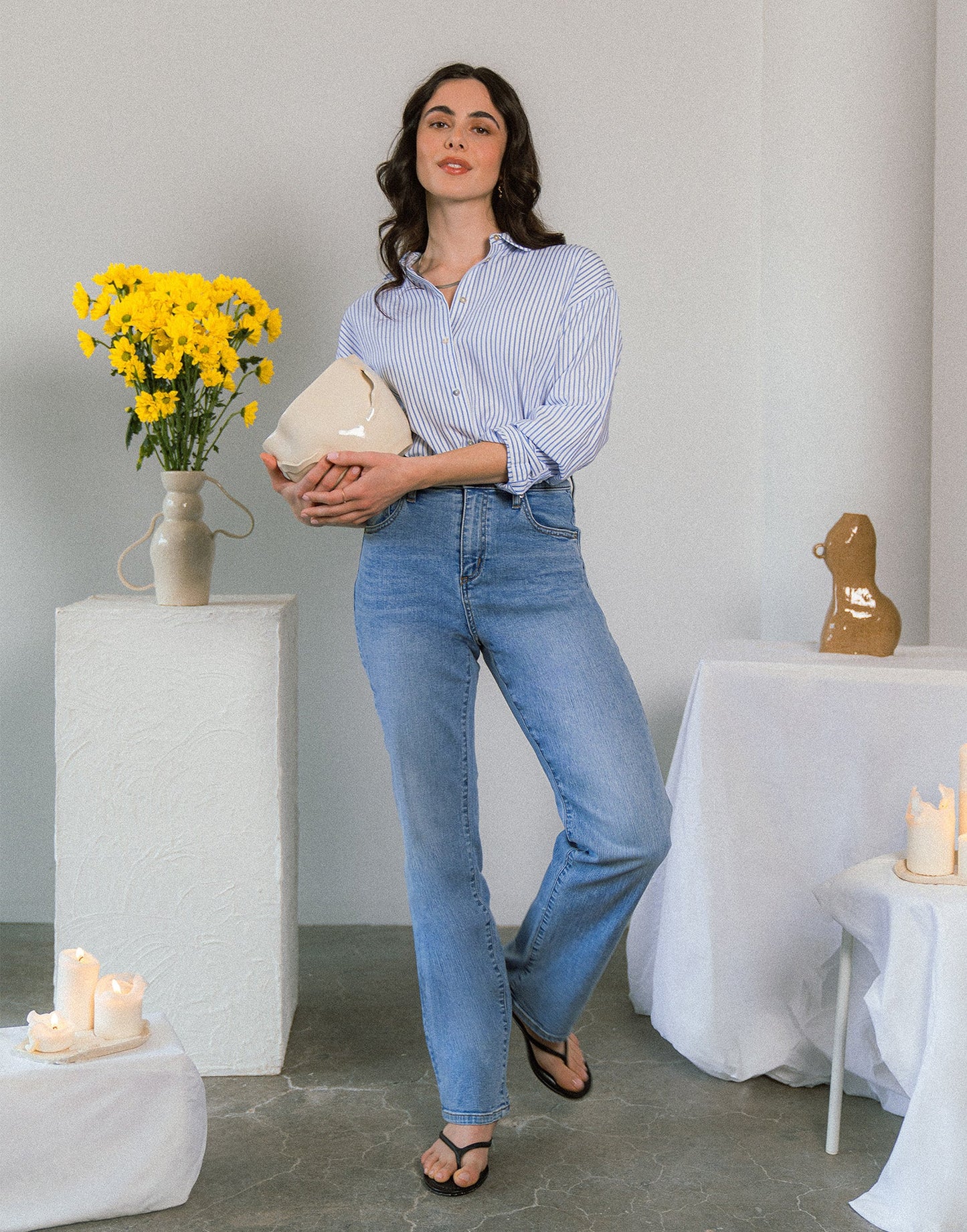 Jeans droit bleu pâle|  2724 Flora| Yoga Jeans