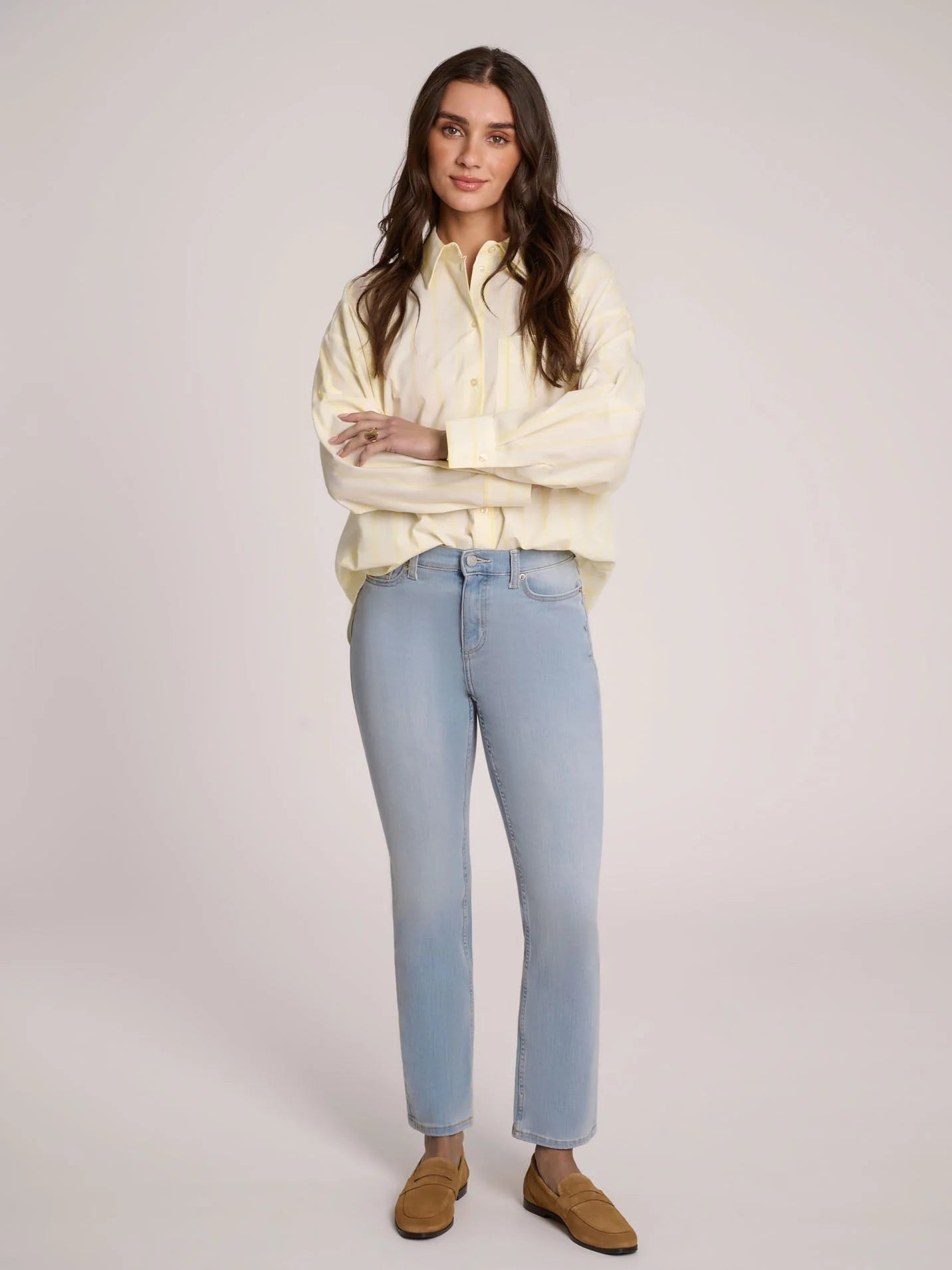 Jeans droit bleu pâle| 2754 Anemone| Yoga Jeans
