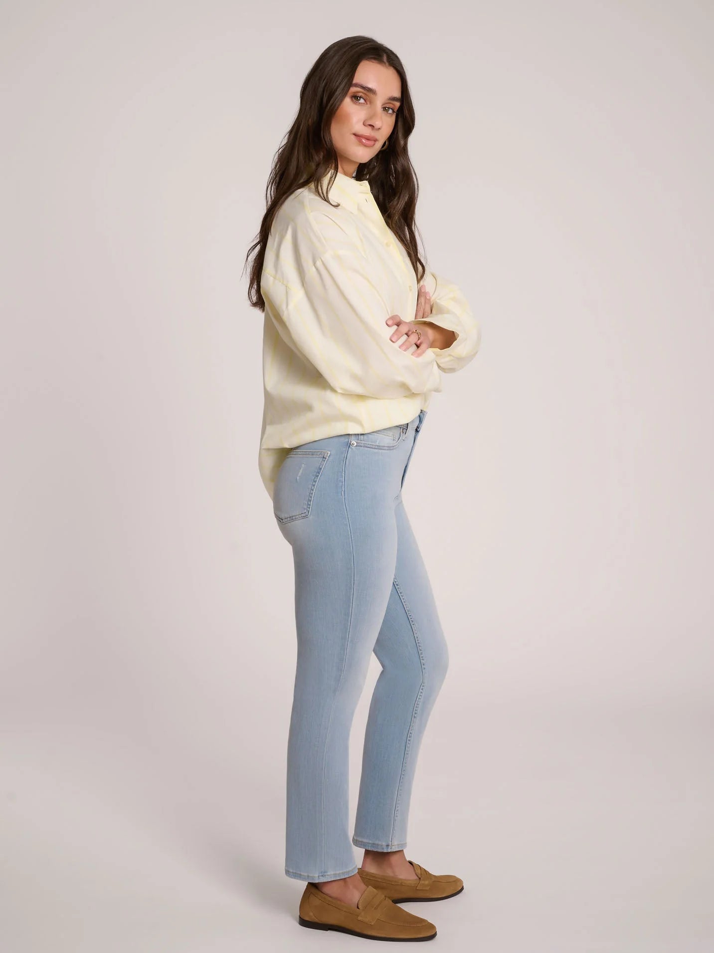 Jeans droit bleu pâle| 2754 Anemone| Yoga Jeans