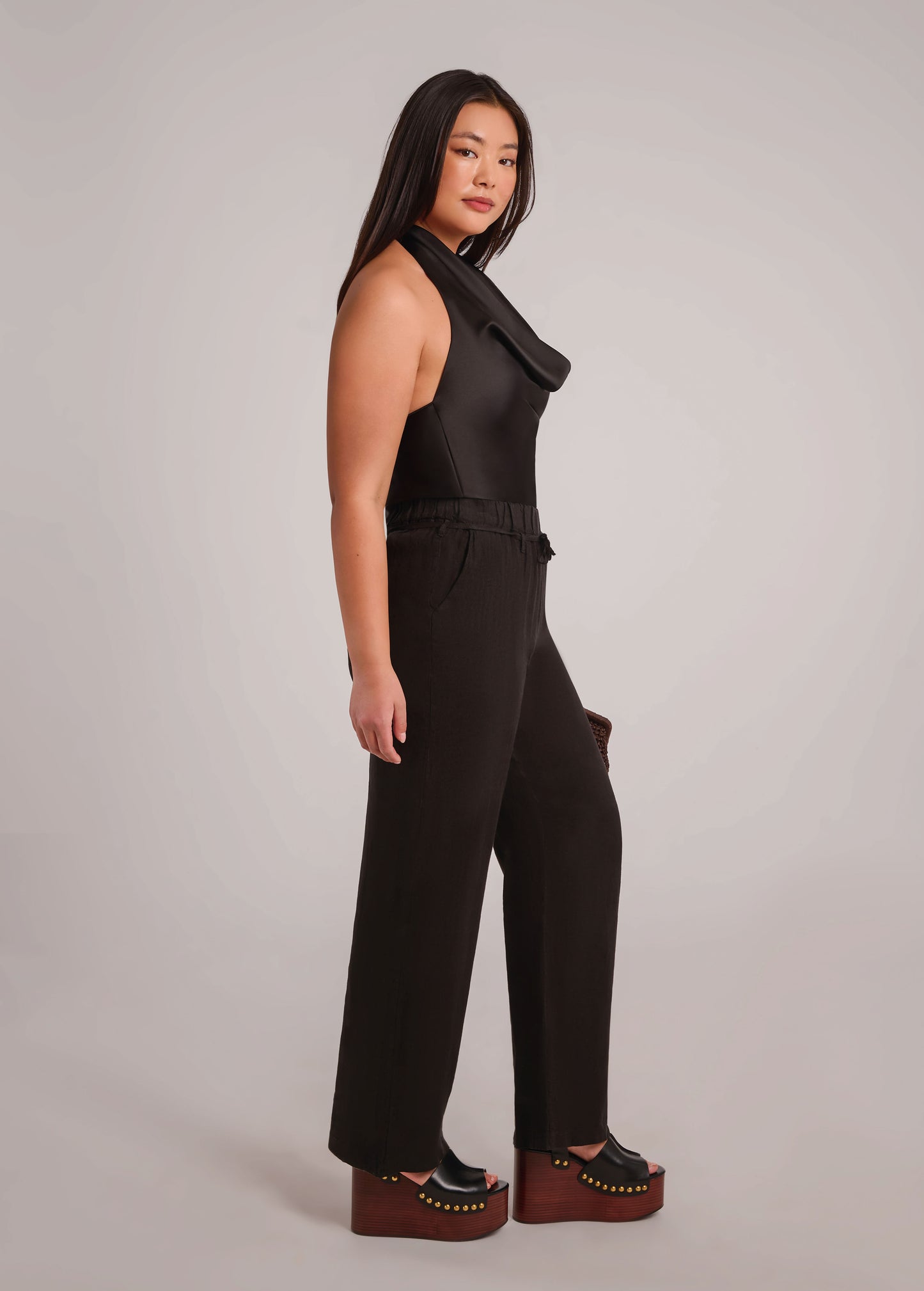 Pantalon long en lin| Nora 2779| Yoga Jeans