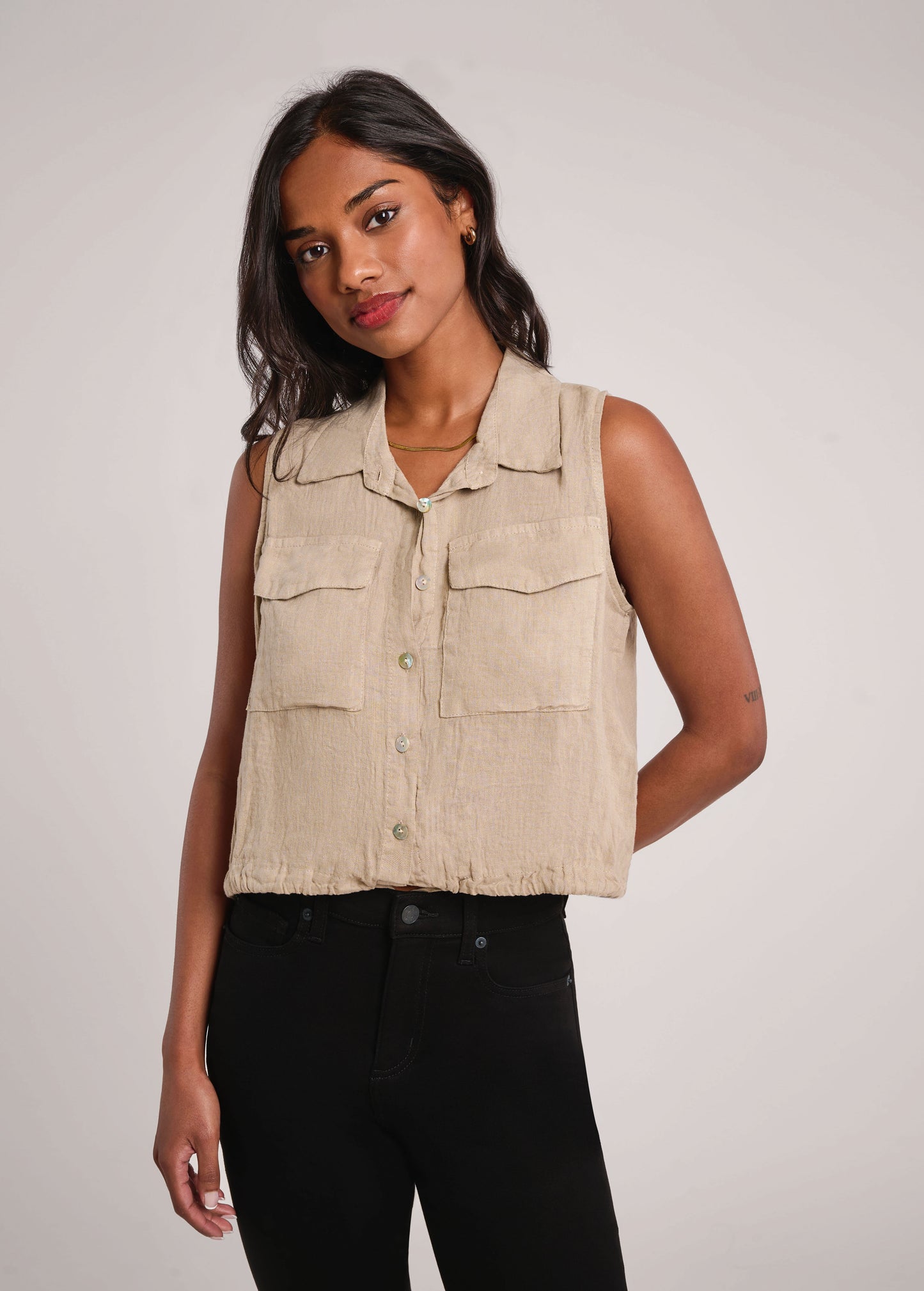 Chemisier sans manches en lin | 2783 Sol | Yoga Jeans