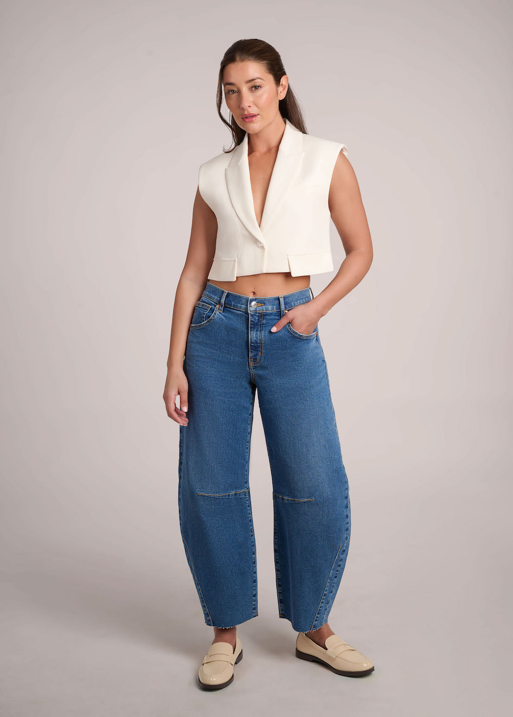 Jeans baril bleu |2806 Nova| Yoga Jeans