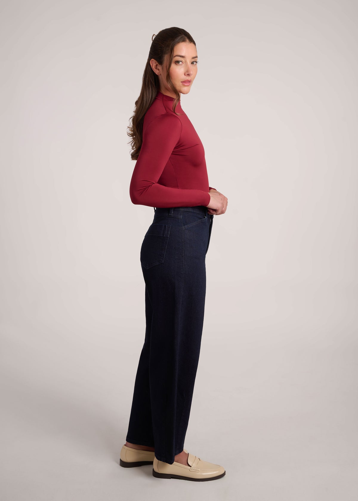 Jeans baril bleu foncé | 2807 Mahina | Yoga Jeans