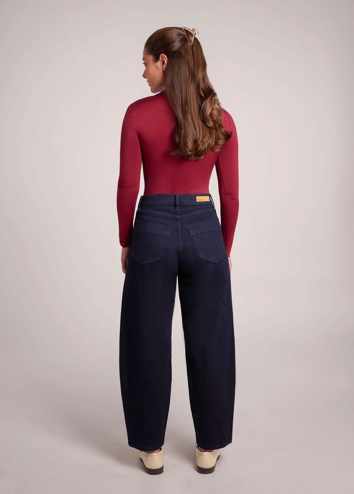 Jeans baril bleu foncé | 2807 Mahina | Yoga Jeans