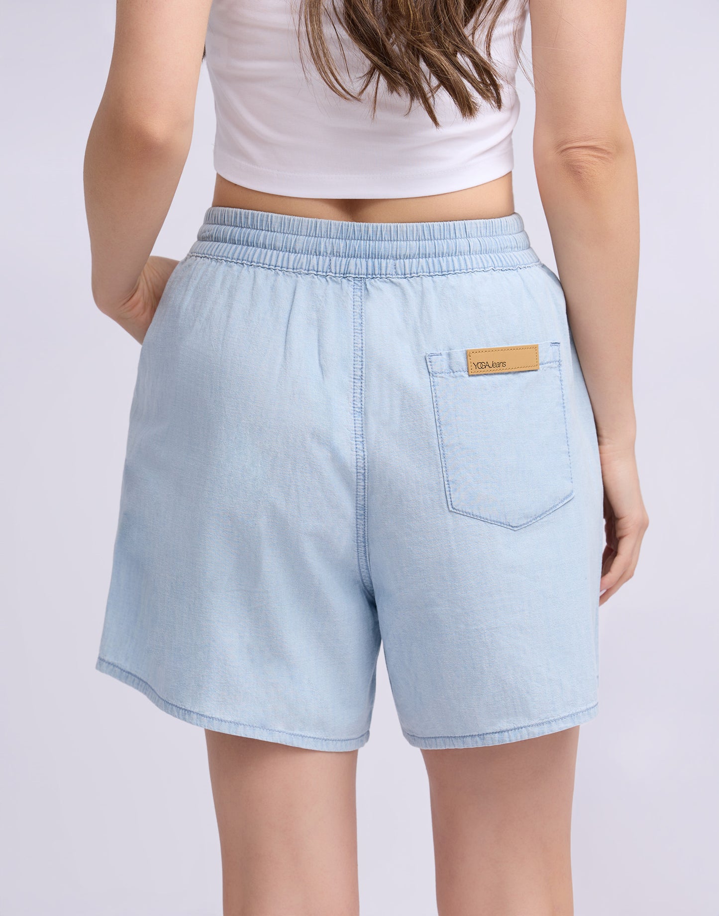 Short en coton pâle| 2910 Lucille| Yoga Jeans