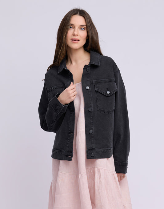 Veste jeans noir|2917 Summer| Yoga Jeans