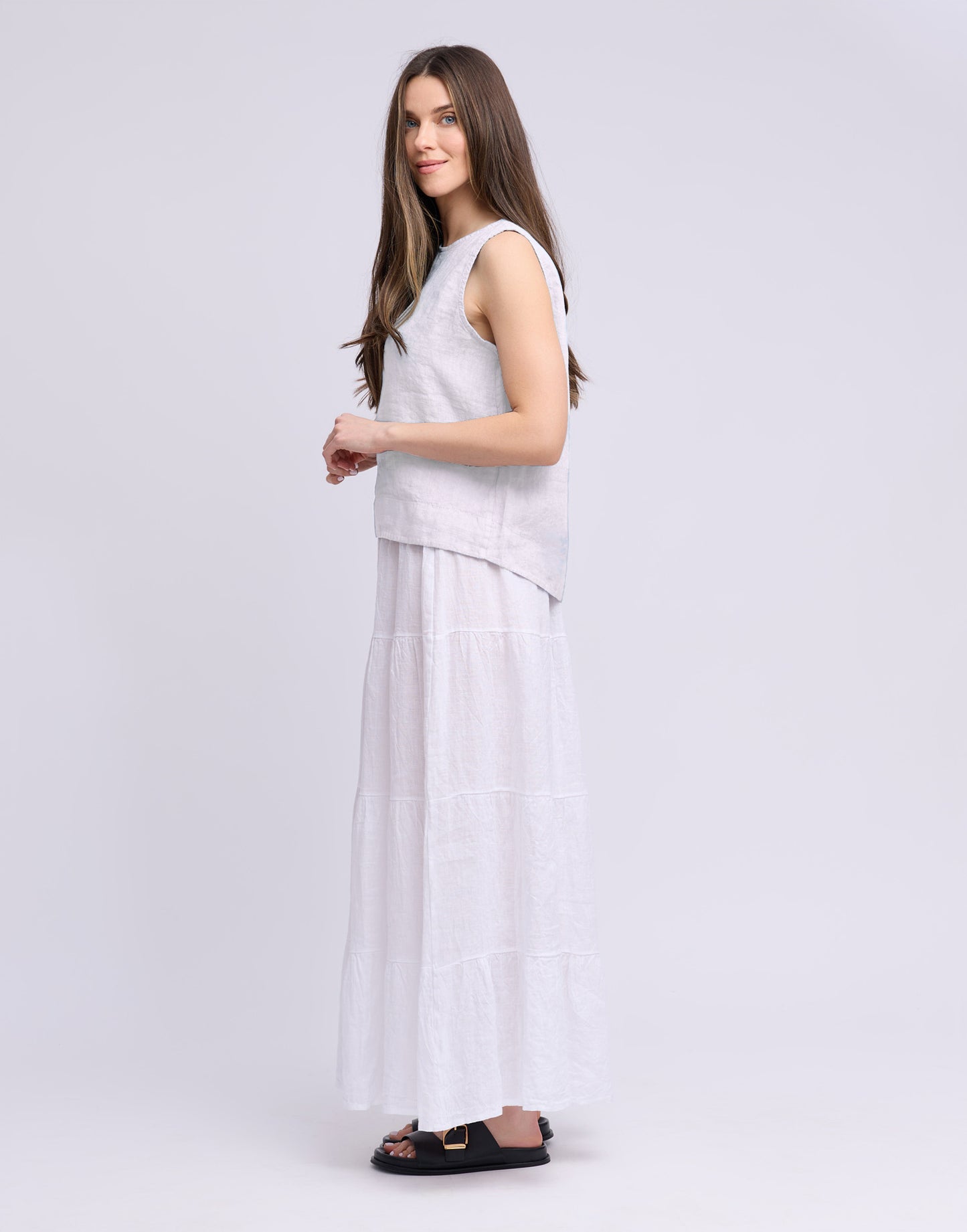 Haut sans manches en lin | 2938 Francesca | Yoga Jeans
