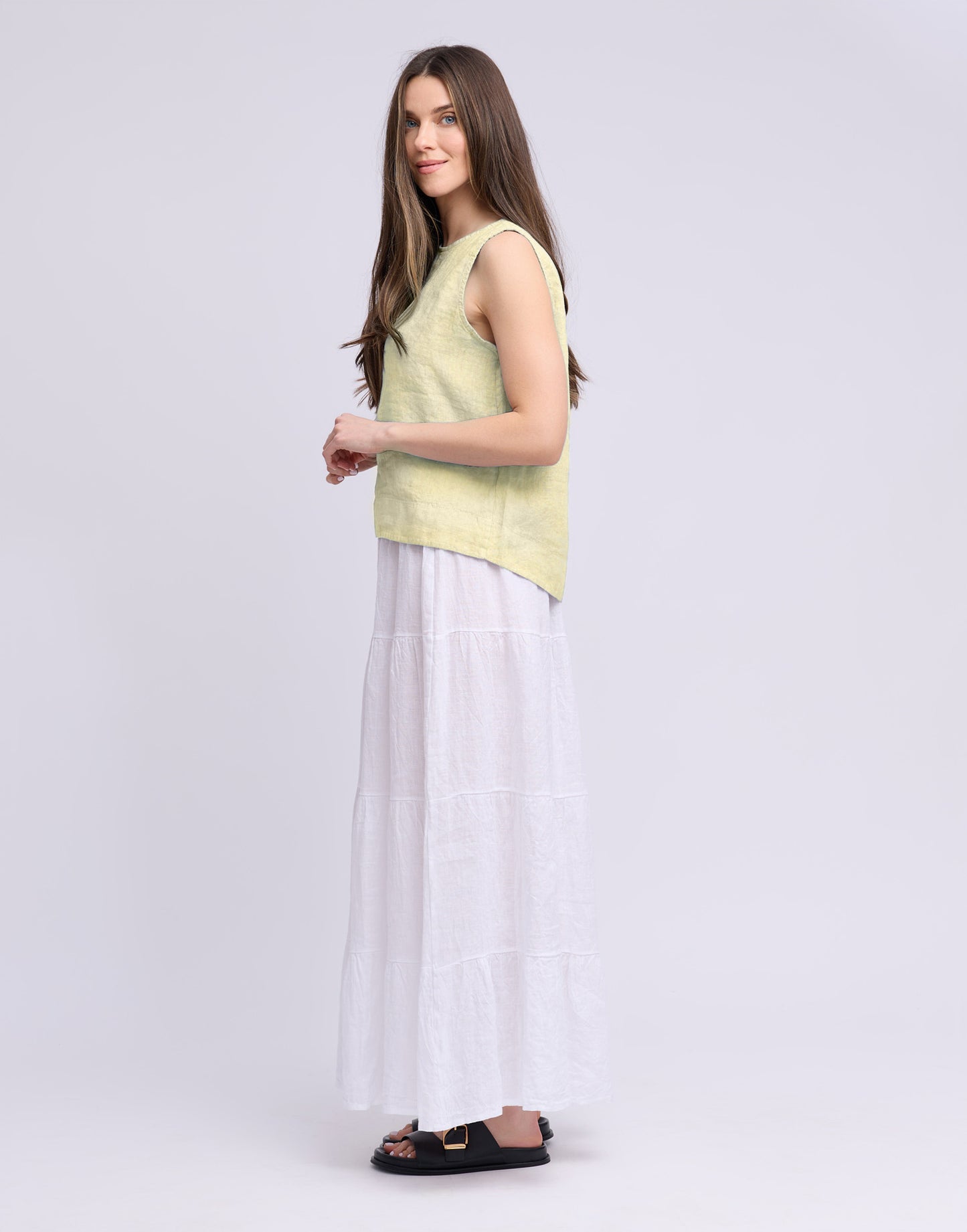 Haut sans manches en lin | 2938 Francesca | Yoga Jeans