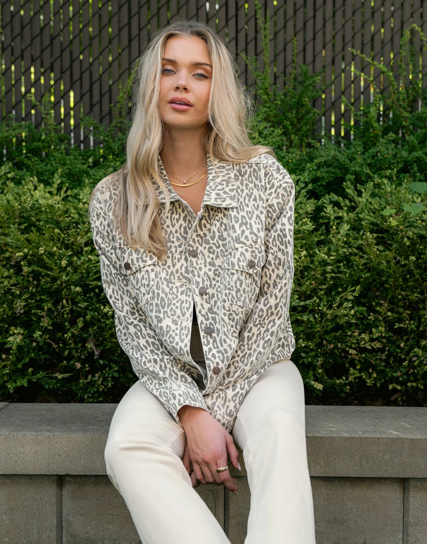 Veste jeans léopard| 2942 Scarlett| Yoga Jeans