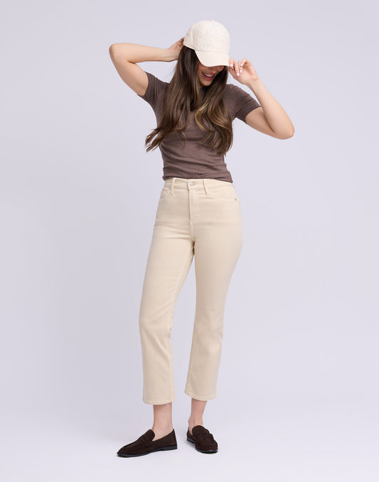 Jeans droit beige | 2943 Abigail | Yoga Jeans