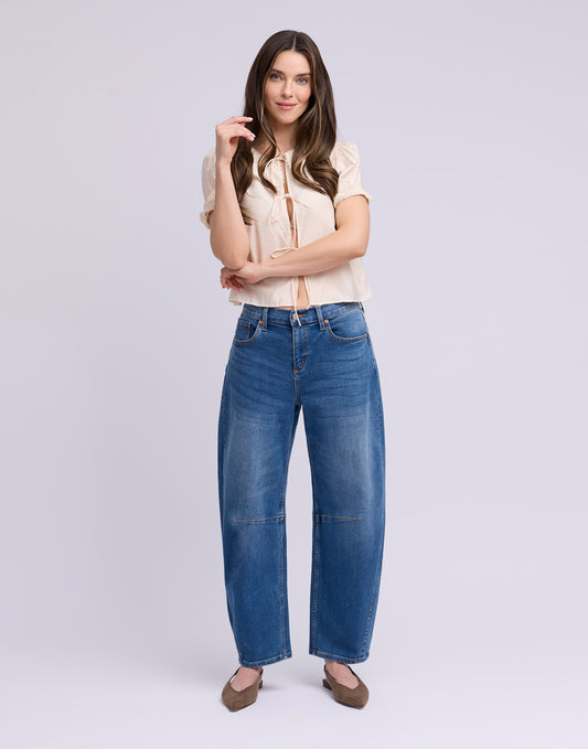 Jeans baril bleu | 2947 Emmanuelle | Yoga Jeans