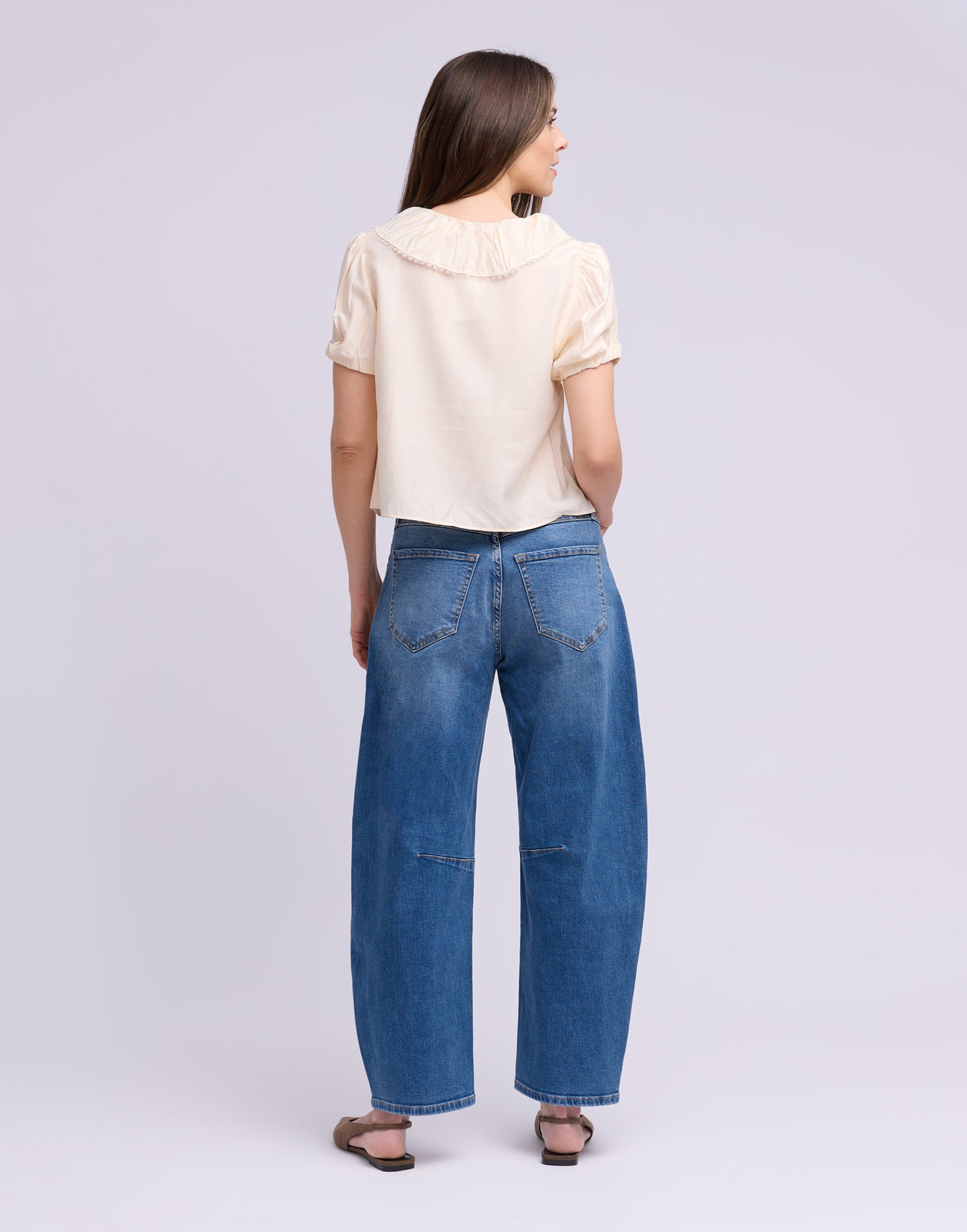 Jeans baril bleu | 2947 Emmanuelle | Yoga Jeans