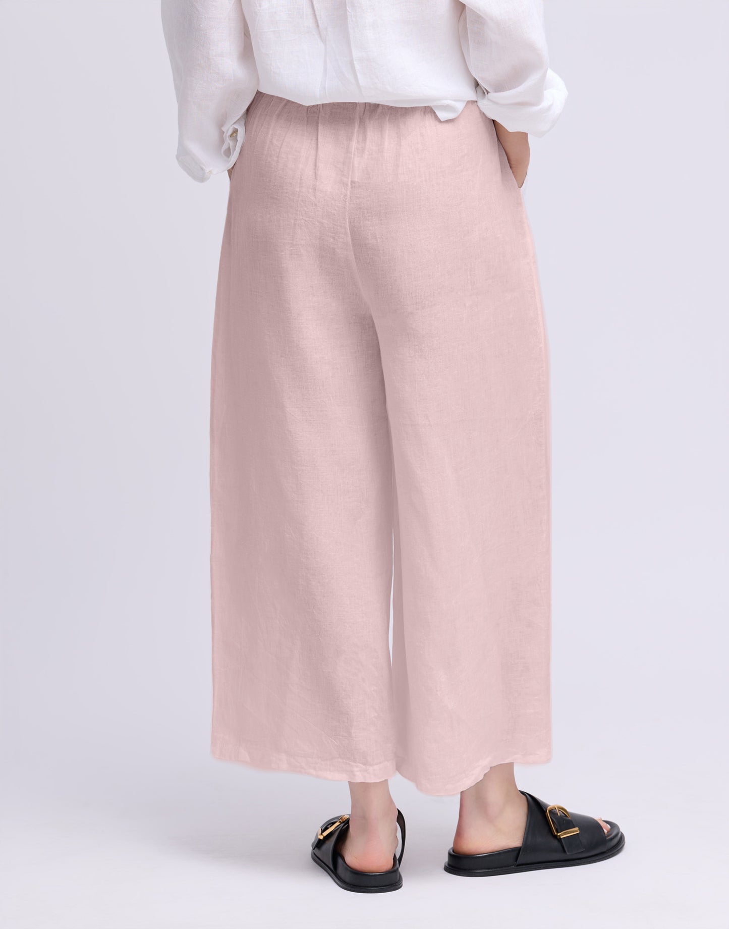 Pantalon large et court en lin | 2957 Sophia | Yoga Jeans