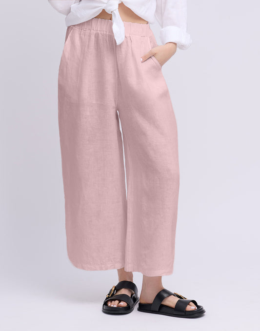 Pantalon large et court en lin | 2957 Sophia | Yoga Jeans