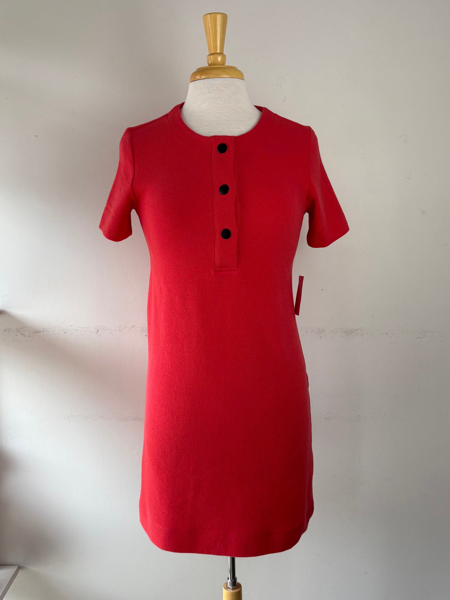 Robe corail, manche courte | MGIR-03 (XS)