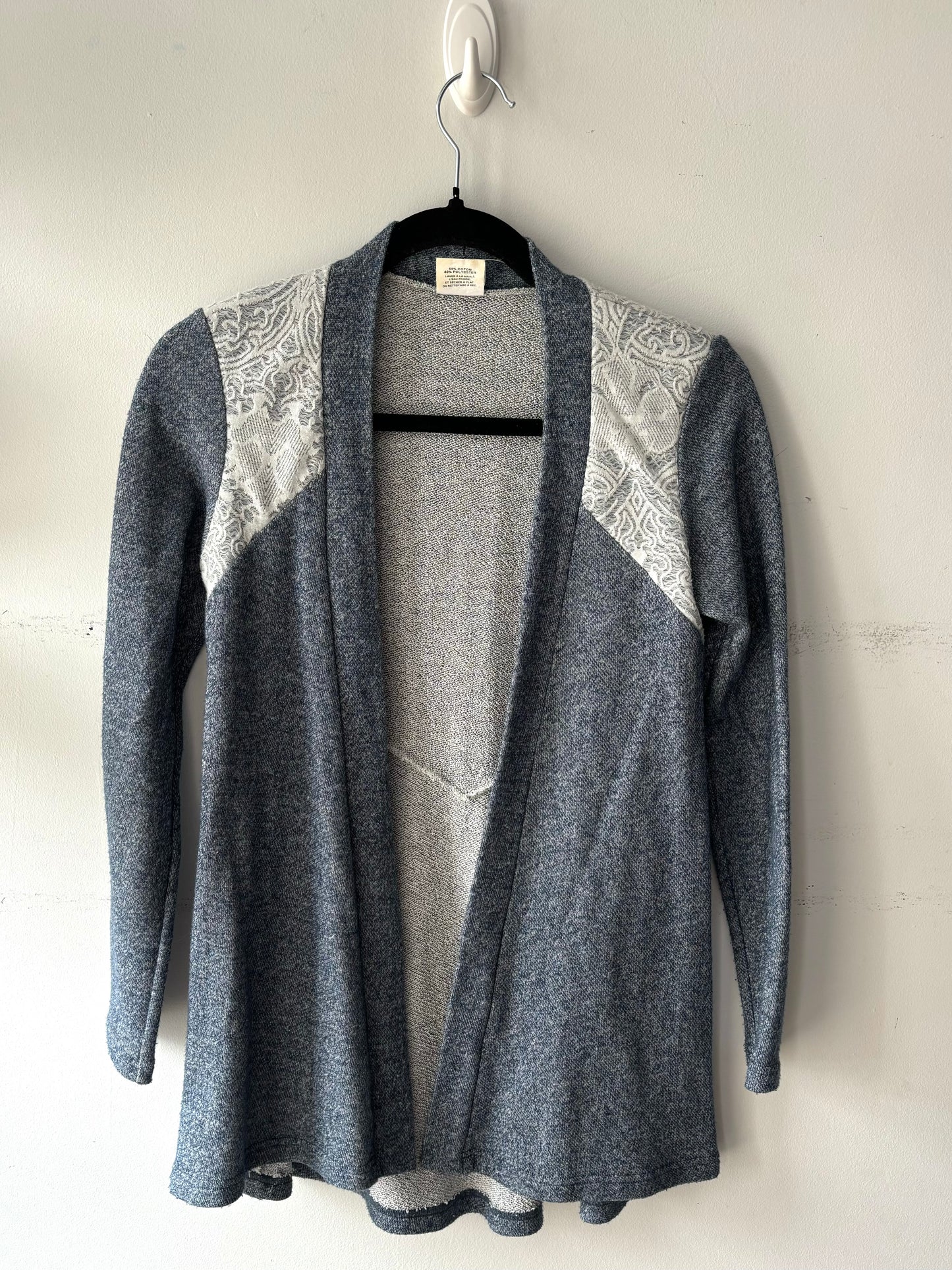 🧚Veste bleu chiné | LANA-09 (XS)