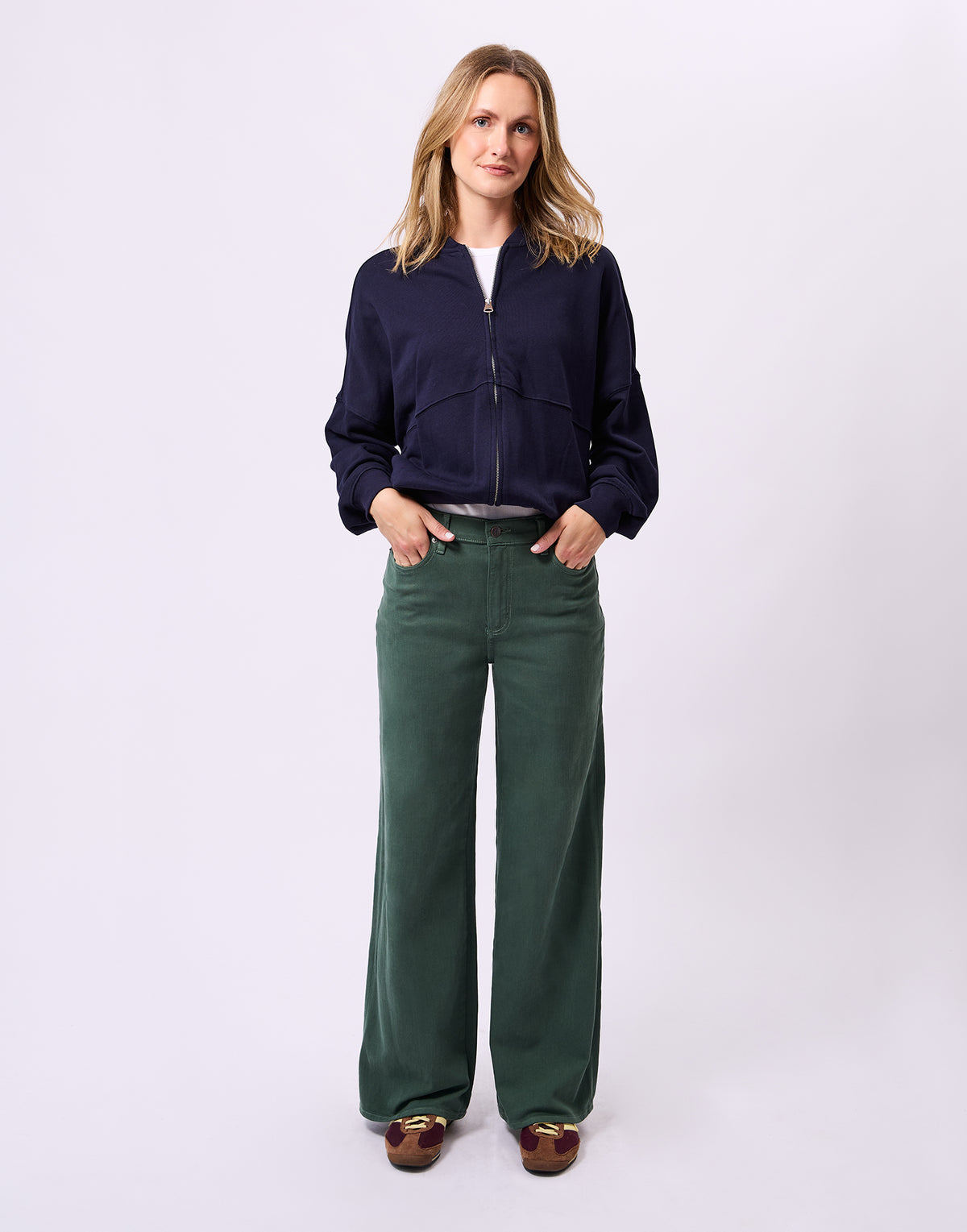Jeans large vert| 3031 Skog| Yoga Jeans