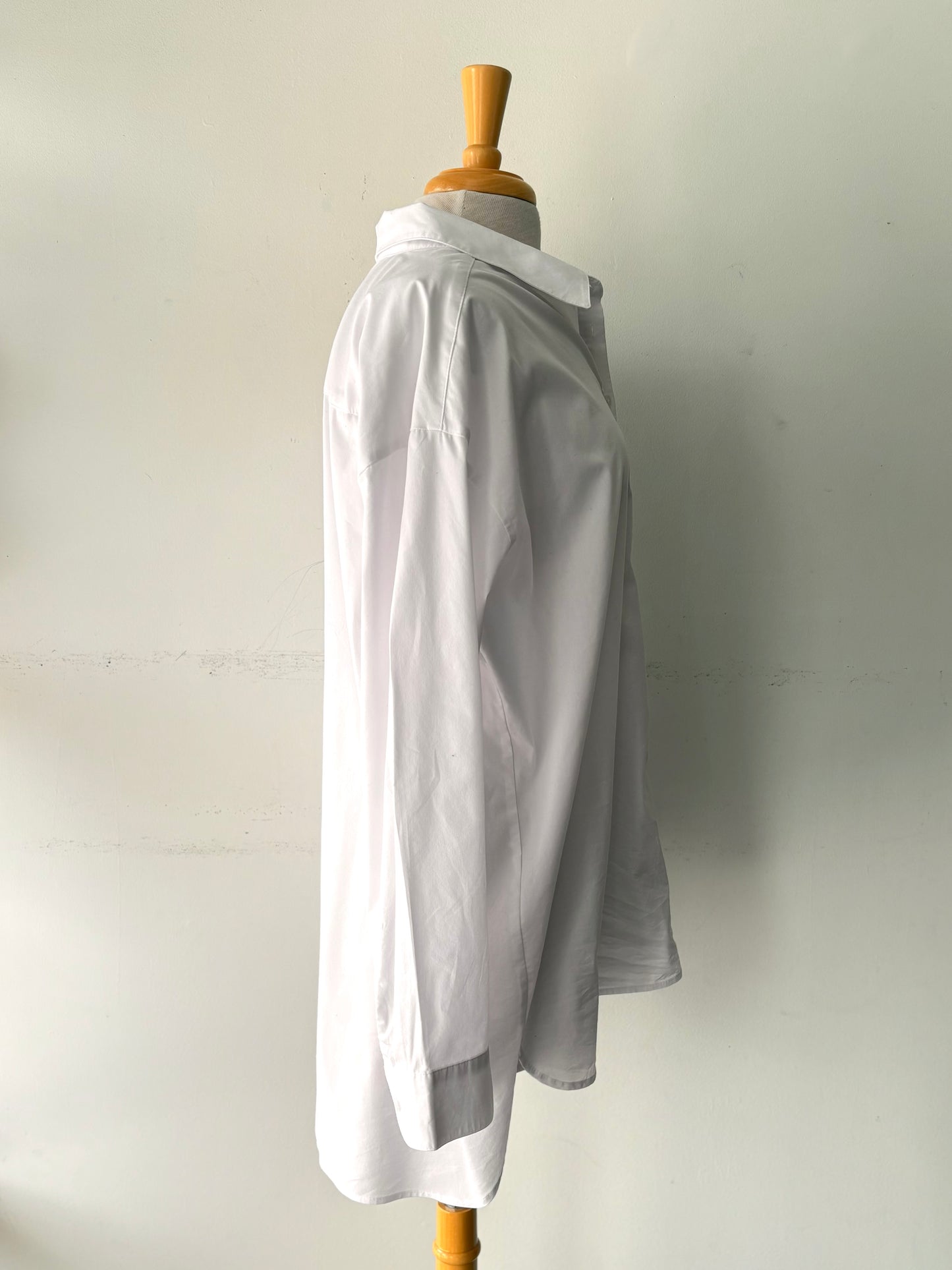 Chemise blanche, manche longue | ANSIM-05 (XXL)