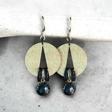 Boucle d'oreilles géométriques  | MF-612 |M Fantaisies