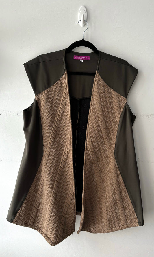 🧚Veste Kaki et beige | PINK-11 (XL)