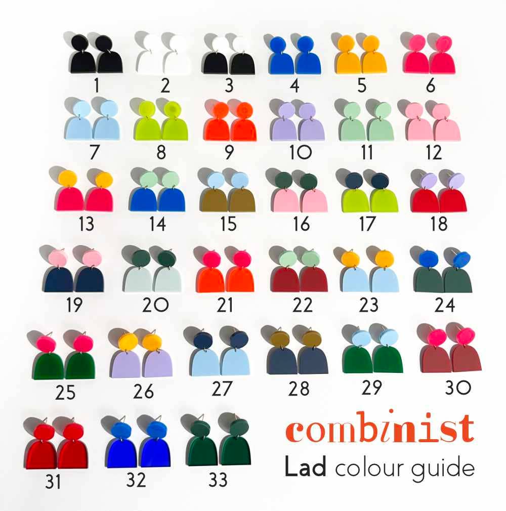 Boucles d'oreilles | Lady | Combinist Goods