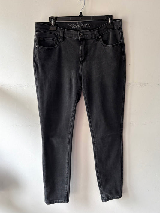🧚Skinny jeans noir délavé | JBOU-07 (29)