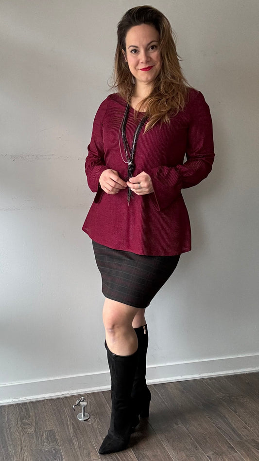 Haut manches longues et découpe | Basque (Pinkmuchacha)