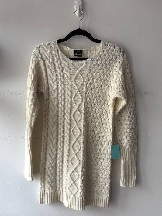 Robe tricot crème | PINK-357 (XS)
