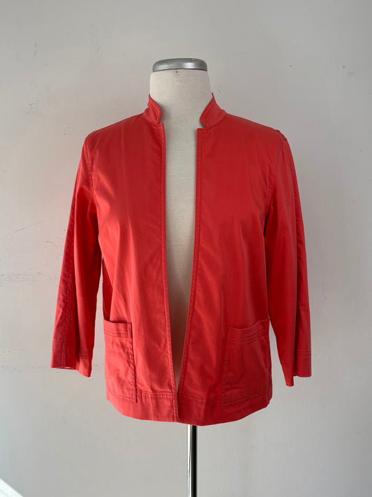 Veste/veston saumon, manche longue, pas doublé, poches | MNDUH-73 (S)