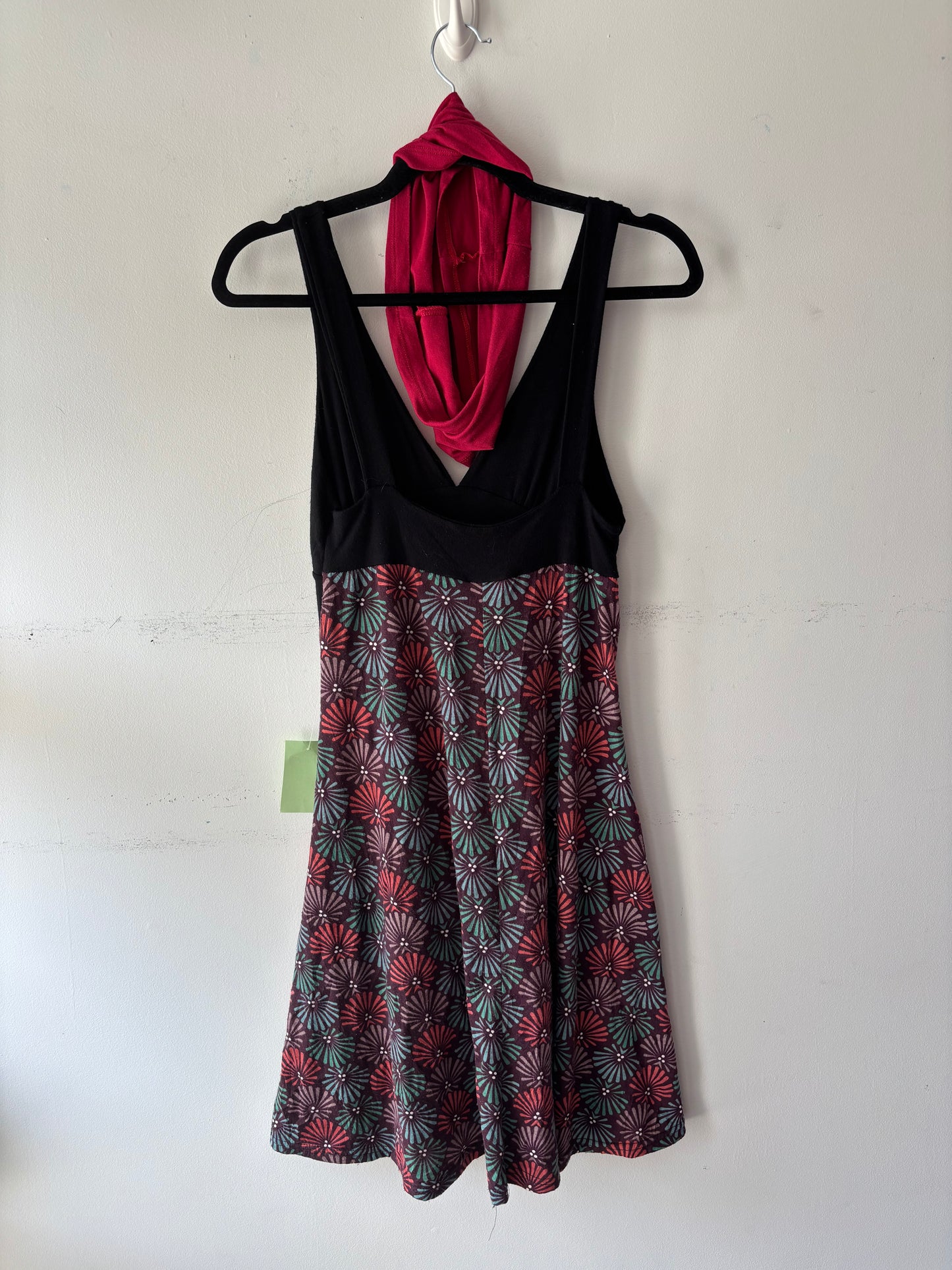 🧚Robe haut noir bas à motifs | LPAQ-16 (M fait L)