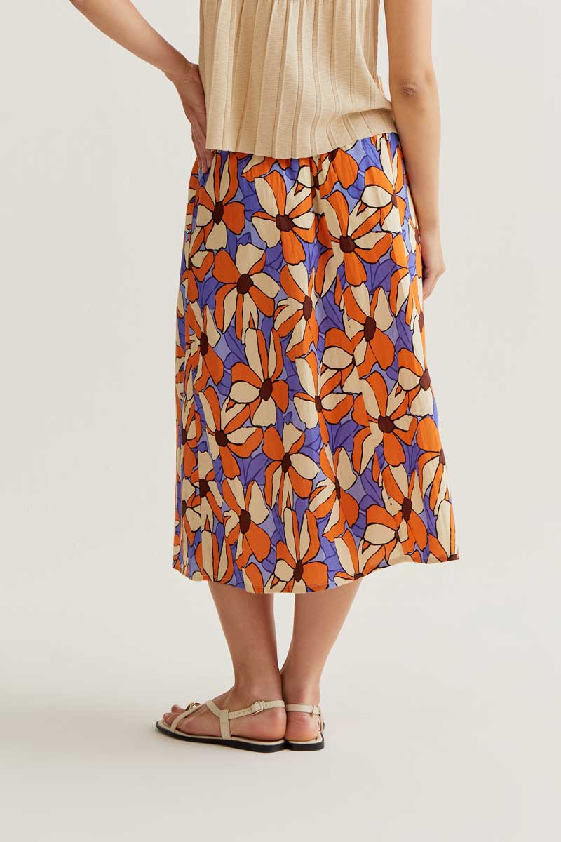 Jupe midi en coton| Marigold| Compañia Fantastica