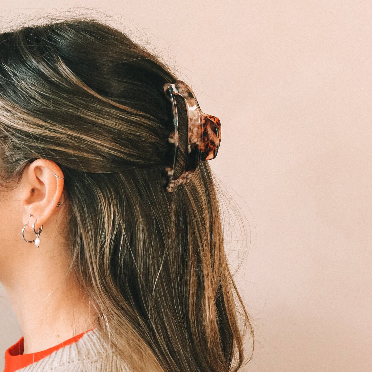 Pince à cheveux brune | Lydia | Horace
