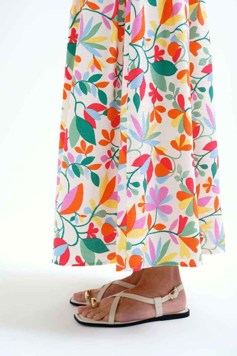 Jupe longue fleurie | Lotto| Compañia Fantastica