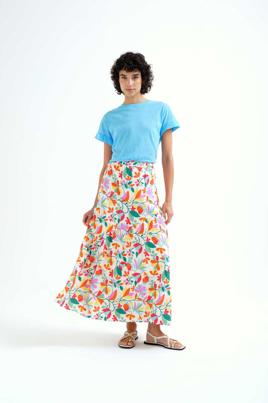 Jupe longue fleurie | Lotto| Compañia Fantastica