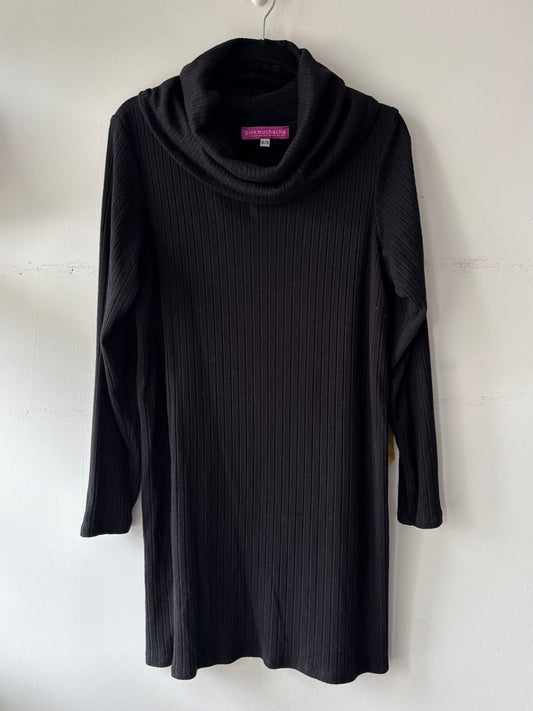 🧚Robe noir en tricot avec col amovible | VLAC-14 (XL)