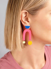 Charger l&#39;image dans la galerie, Boucles d&#39;oreilles collage
