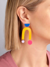 Charger l&#39;image dans la galerie, Boucles d&#39;oreilles collage
