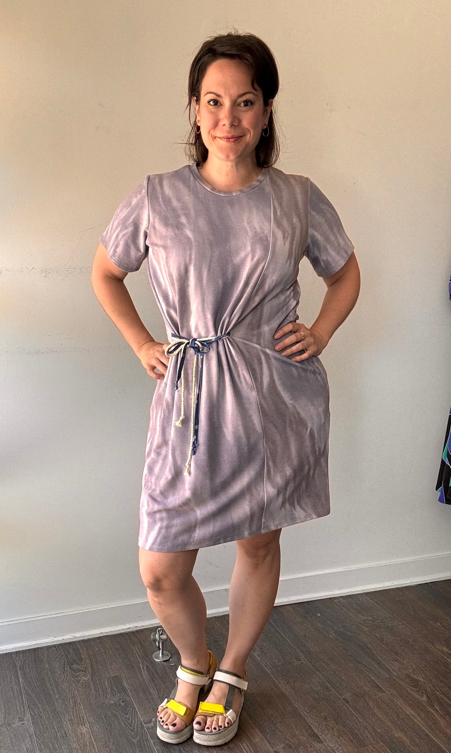 Robe tie dye manches courtes  | Alice (Pinkmuchacha)