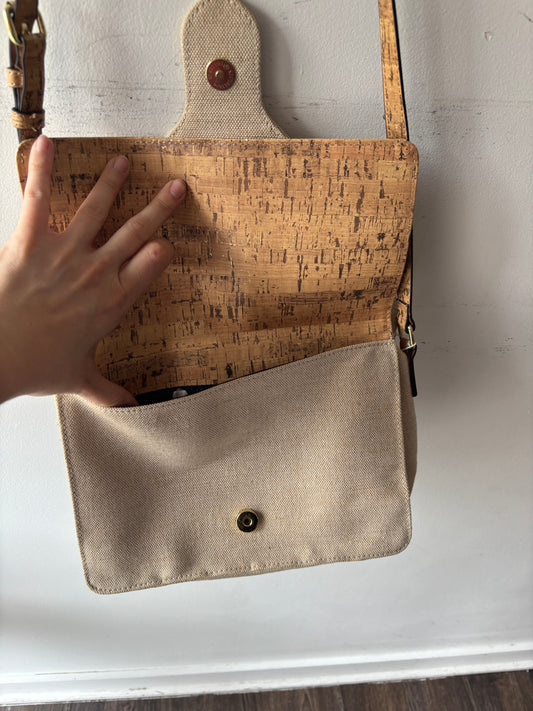 Sac beige et liège | PINK-313