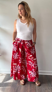 Jupe culotte fleurie | Litchi (Pinkmuchacha)