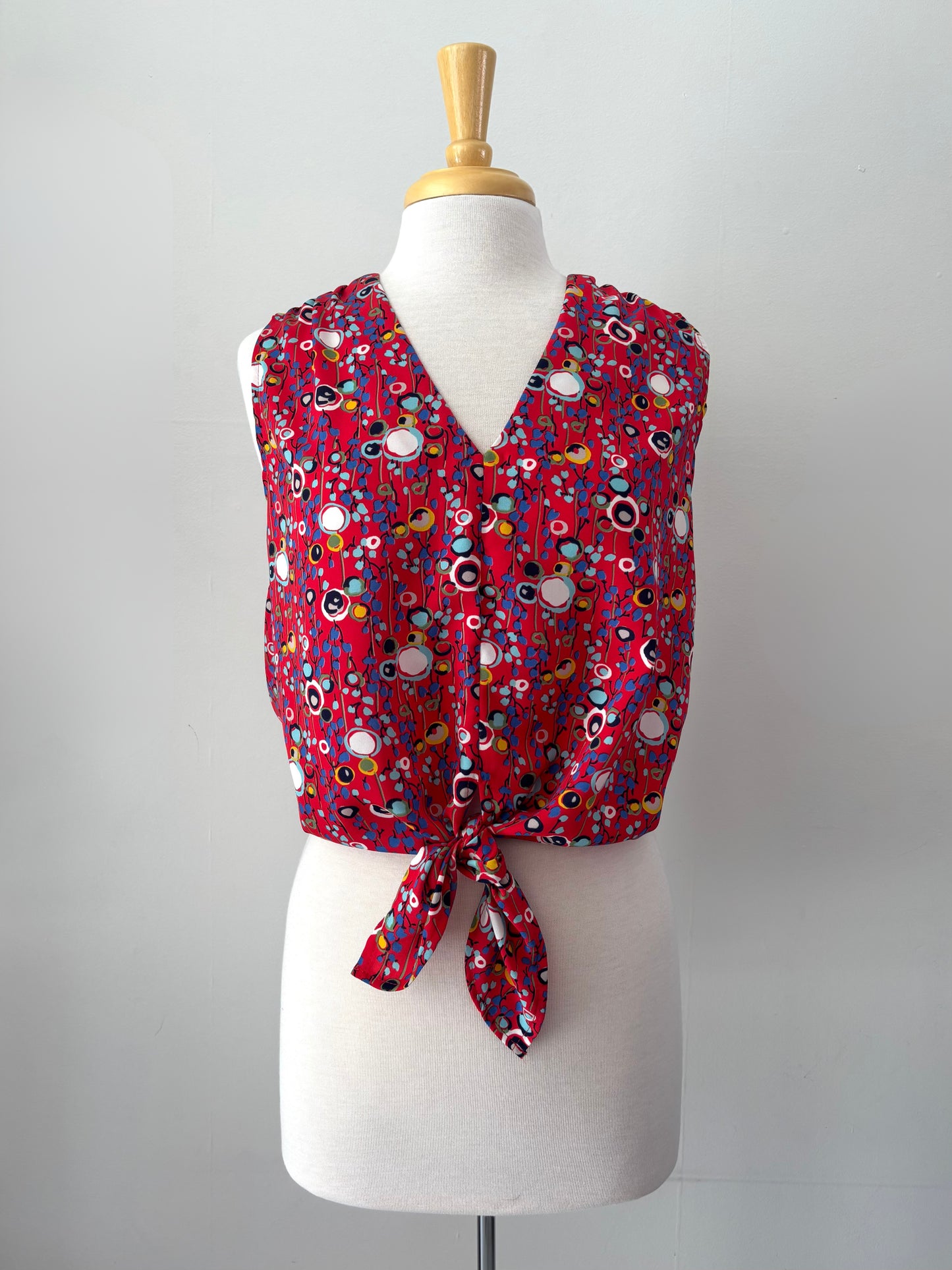 Chemisier sans manche noué| Suzane (Pinkmuchacha)