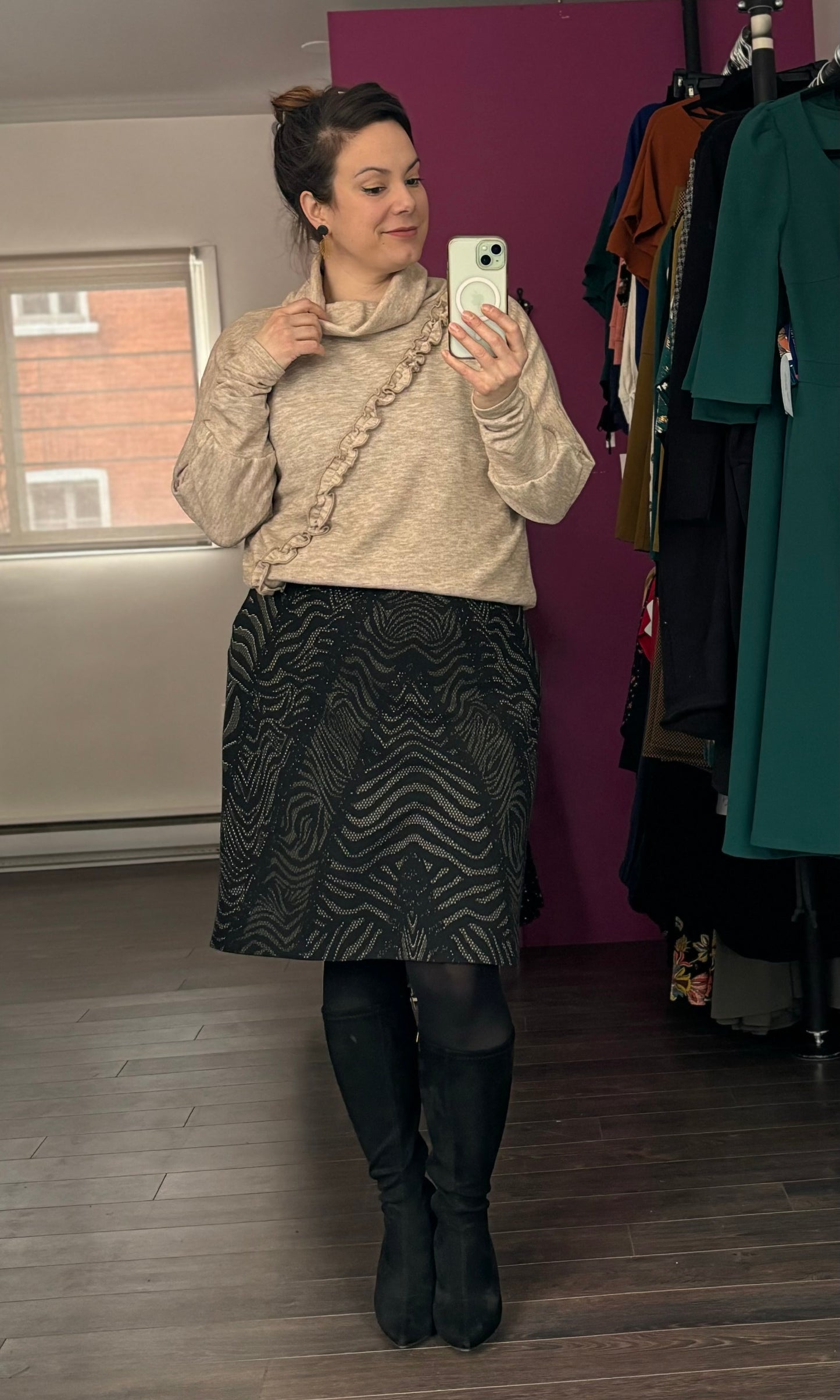 Chandail ample avec col | Liliane 2.0 (Pinkmuchacha)