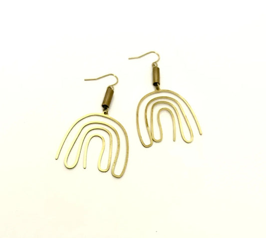 Boucles d'oreilles laiton | Fov| Darlings of Denmark