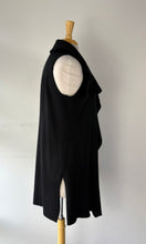 Charger l&#39;image dans la galerie, Veste longue noire pas manche | SRIV-03 (L)
