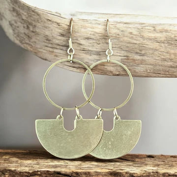 Boucle d'oreilles boucle en laiton  | MF-530 | M Fantaisies