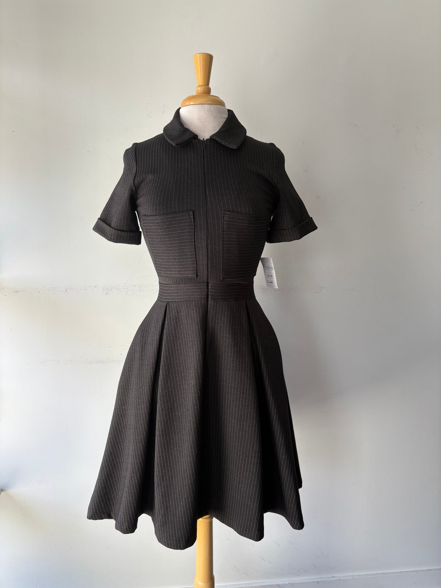 Robe grise | PINK-412 (S fait XS)