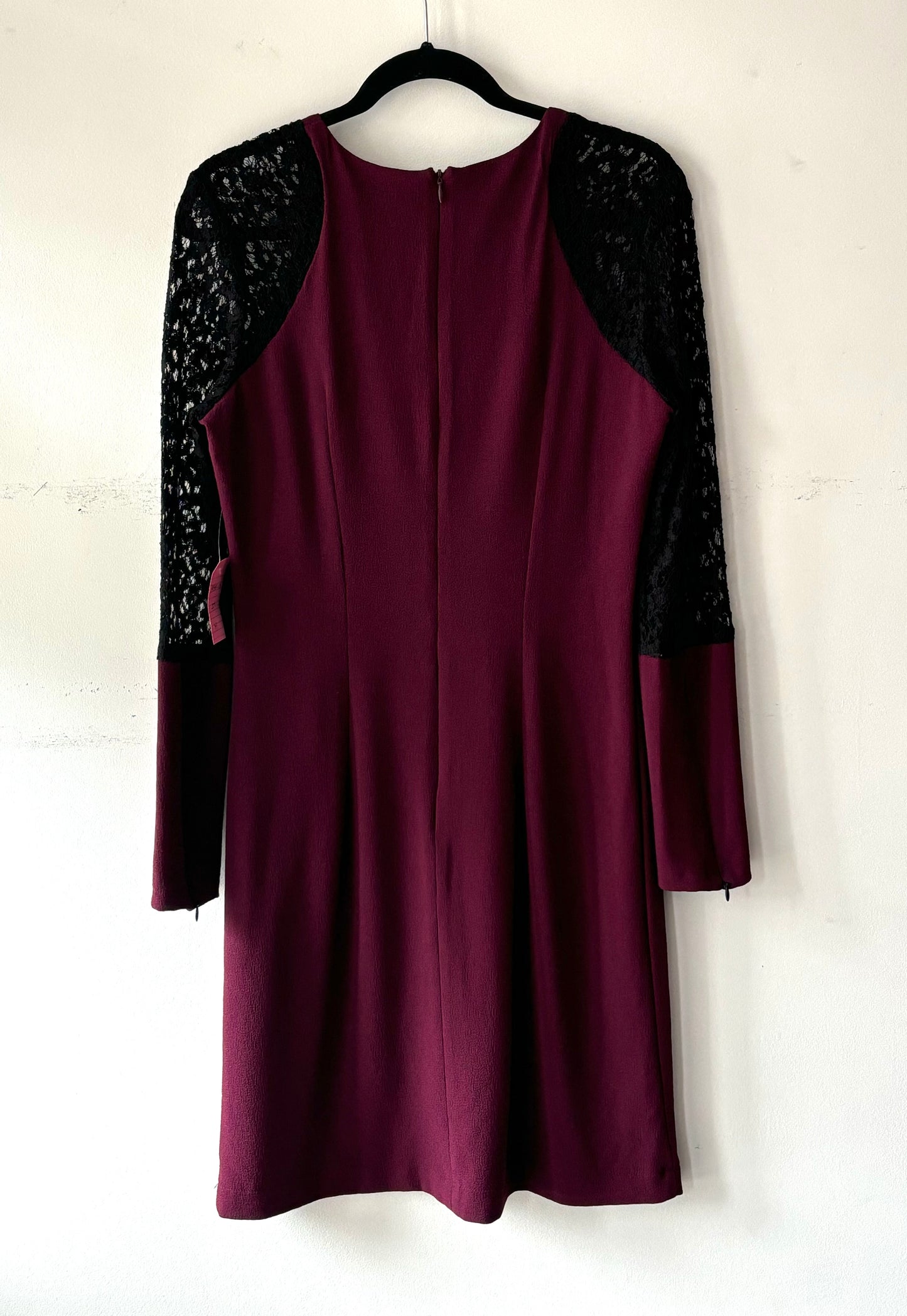 🧚Robe bourgogne et noire | PINK-293 (M)